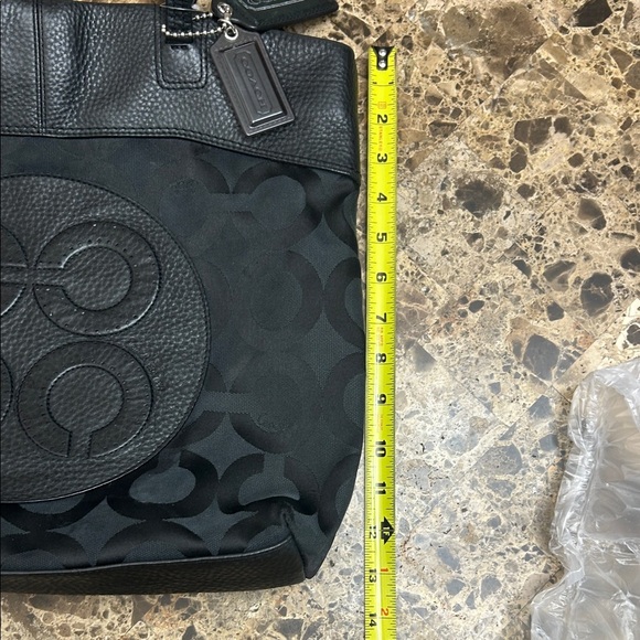 Coach Black and Gray Women's Tote Bag - Picture 8 of 11